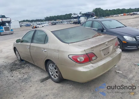 2004 Lexus Es 330 из США, поврежденный, VIN JTHBA30G245023081